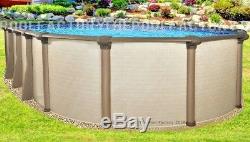 18x40 Oval 54 High Melenia Above Ground Swimming Pool with 25 Gauge Liner