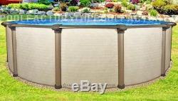 18x54 Melenia Round Above Ground Swimming Pool with 25 Gauge Liner
