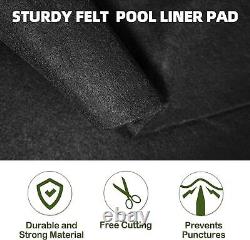 19yd² Protect Round Pool Liner Pad For Above Ground Pools or barbecue mat