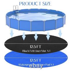 2 12.5FT Round Pool Liner Pad Above Ground Pool Waterproof WE SHIP OVERSE