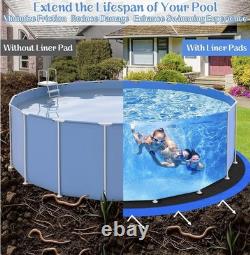2 12.5FT Round Pool Liner Pad Above Ground Pool Waterproof WE SHIP OVERSE