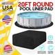 20 FT Round Heavy Duty Pool Liner Pad for Above Ground Swimming Pools Protect