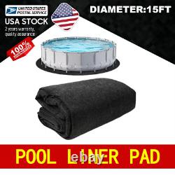 20 FT Round Pool Liner Pad for Above Ground Swimming Pool, Outdoor Pool Mat