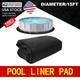 20 FT Round Pool Liner Pad for Above Ground Swimming Pool, Outdoor Pool Mat