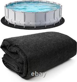 20 Ft Swimming Pool Ground Cloth Round Pool Liner Pad for above Ground Swimming