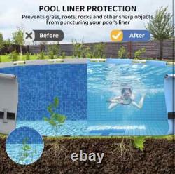 20FT Round Heavy Duty Pool Liner Pad for Above Ground Swimming Pools, Protect
