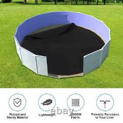 20FT Round Heavy Duty Pool Liner Pad for Above Ground Swimming Pools, Protect
