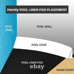 21 FT Pool Liner Pad for Above Ground Pool, 300 G/M² Thicker Heavy Duty Round