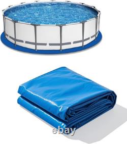21 FT round Pool Liner Pad, Outdoor Pool Liner Prevents Punctures and Wear, Leak