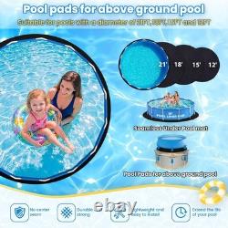 21 FT round Pool Liner Pad for above Ground Pools, 300GSM Heavy Duty Thickened P