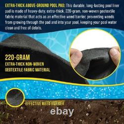 21-Foot Round Heavy Duty Pool Liner Pad for Above Ground Swimming Pools, Protect