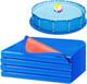 21 Ft Pool Liner Pad for round above Ground Pools, Thickened Pool Mat Tarp for u