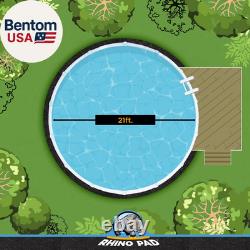 21 Ft round Pool Liner Pad for above Ground Pools Durable Puncture Resistant u