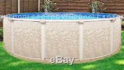 21 Round 52 High Cameo Above Ground Swimming Pool with 25 Gauge Liner