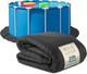 21' Round Above Ground Pool Liner Pad Heavy Duty Puncture-Resistant Mat