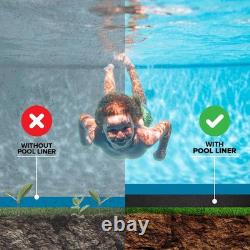 21' Round Above Ground Pool Liner Pad Heavy Duty Puncture-Resistant Mat