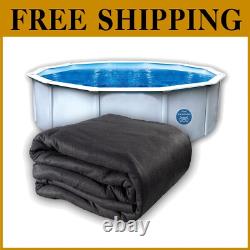 21' Round Above Ground Pool Liner Pad Pre-Cut, Cushioned & Durable Protection