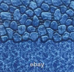 21' Round Above Ground Swimming Pool Liner Pebble Springs EZ Clip Doughboy/Lomar