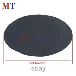 21' Round Pool Liner Pre-Cut Heavy Duty Outdoor Pool Pads For Above Ground Pools