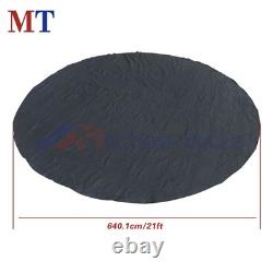 21' Round Pool Liner Pre-Cut Heavy Duty Outdoor Pool Pads For Above Ground Pools