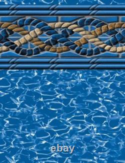21' x 41' Oval Uni-Bead Above Ground Pool Liner, Mystrigold, 54 Depth