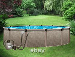 21' x 52 Above Ground Pool Package withFilter System 40 Yr Warranty Regency