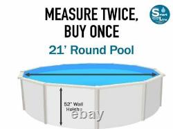 21' x 52 Round Manor Beaded Swimming Pool Liner For Esther Williams 25 Gauge