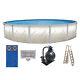 21' x 52 Whispering Springs Above Ground Pool with Unibead Liner Ladder & Filter