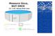 21' x 54 Round Unibead 25 Gauge Swimming Pool Liner (Choose Pattern)