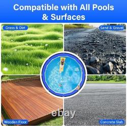 21FT Round Pool Liner Pad for Above Ground Pools, 165 GSM Thickened Puncture-Res