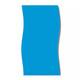 21Ft. Solid Blue round above Ground Swimming Pool Overlap Liner