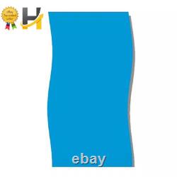 21Ft. Solid Blue round above Ground Swimming Pool Overlap Liner