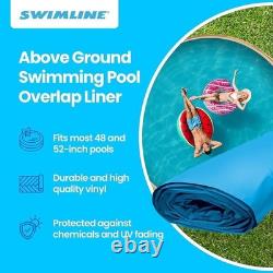 21ft Round Above Ground Pool Liner 20 Gauge Vinyl Durable Insulated Overlap New