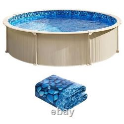 21ft Round Above Ground Pool Liner Steel Sided UniBead