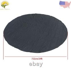24 FT Round Pool Liner Pad Heavy Duty for Above Ground Swimming Pools, Protect