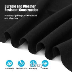 24 FT Round Pool Liner Pad for Above Ground Pools, Durable Pool Mat with Geotext