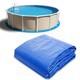 24 FT Round Pool Liner Pad for Above Ground Pools, Outdoor Mat & Underlayment
