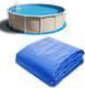 24 FT round Pool Liner Pad for above Ground Pools, Outdoor Mat & Underlayment Pa