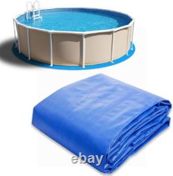 24 FT round Pool Liner Pad for above Ground Pools, Outdoor Mat & Underlayment Pa