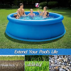 24 FT round Pool Liner Pad for above Ground Pools, Outdoor Mat & Underlayment Pa