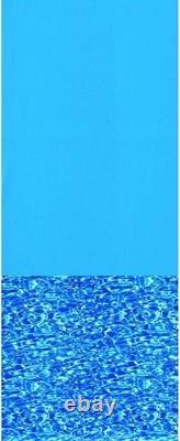 24 Feet Round Overlap Above Ground Pool Liner Standard Gauge With Swirl Bottom