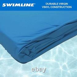 24 Feet Round Overlap Above Ground Pool Liner Standard Gauge With Swirl Bottom