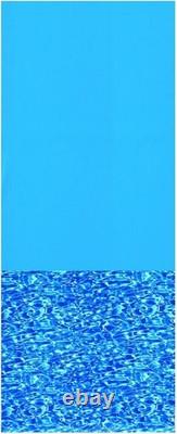 24 Feet Round Overlap Above Ground Pool Liner Standard Gauge With Swirl Bottom