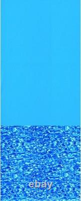 24 Feet Round Overlap Above Ground Pool Liner Standard Gauge With Swirl Bottom