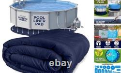 24-Foot Pool Liner Pad for Above Ground Pools Under Padding, Above Ground