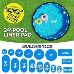 24-Foot Pool Liner Pad for Above Ground Pools Under Padding, Above Ground
