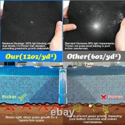 24-Foot Round Heavy Duty Pool Liner Pad for Above Ground Swimming Pools, Protect