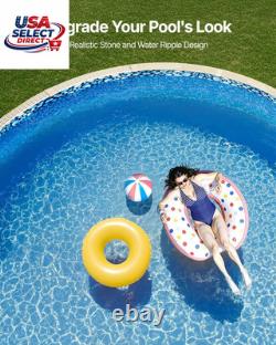 24-Ft Round Above Ground Pool Liner, Standard Gauge Vinyl