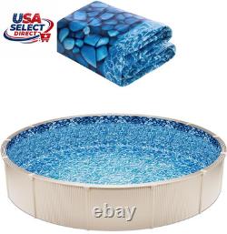 24-Ft Round Above Ground Pool Liner, Standard Gauge Vinyl
