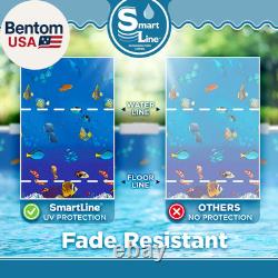 24 Ft round Swimming Pool Liner Caribbean Unibead Style 52 Inch Wall Heigh